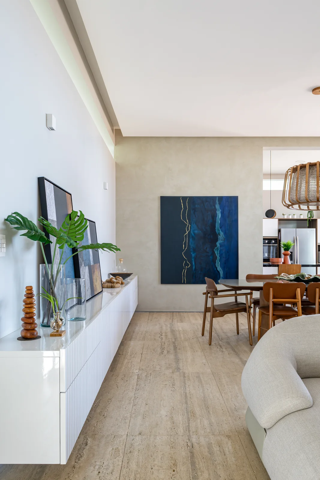 Sala de estar de projeto residencial